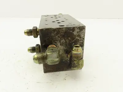Hydraulic 2 Station Manifold Valve Block D08