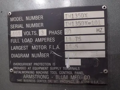 USED SPARTAN IW135DX