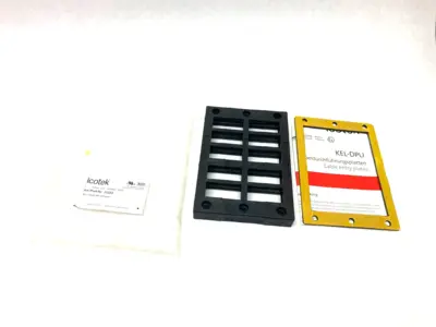 USED ICOTEK CABLE ENTRY PLATE TRANSIT SYSTEM FRAME, KEL 24/20 MT SCHWARZ