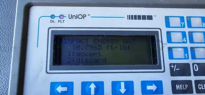 USED ATLAS POLYMER EVALUATION DDI/TE  DART DROP IMPACT TESTER 115 V, 1PH