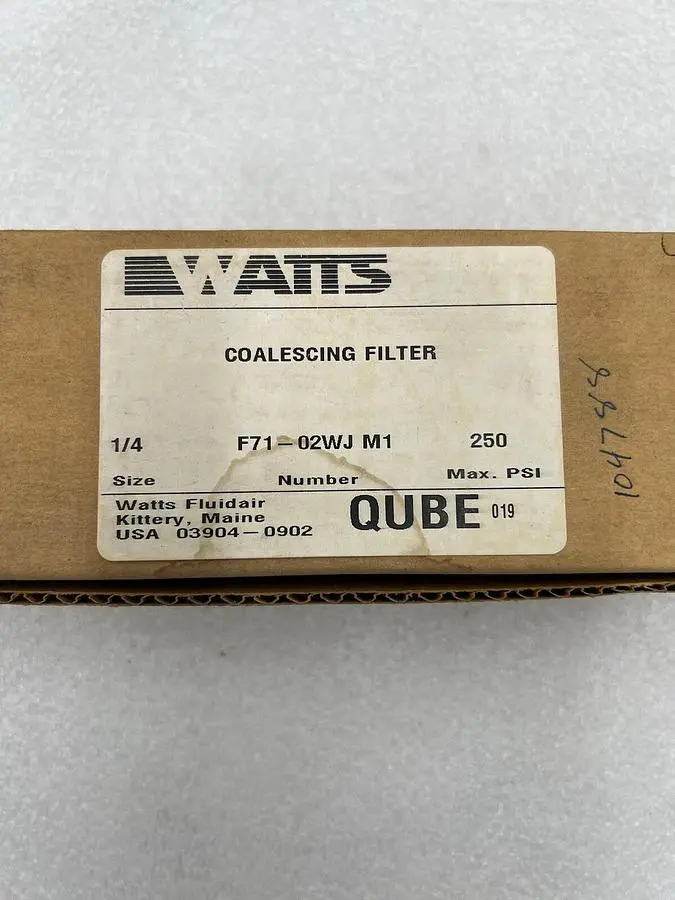 WATTS F71-02WJ/M1 PNEUMATIC FILTER #K-1998