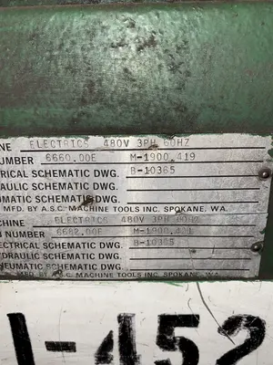 36" ASC POWERED COIL FEEDER: STOCK #16975