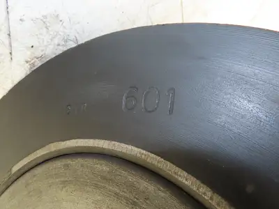 Superior Tire 318 601 Industrial Tire Resilient Solid Black 13.75X5X8"