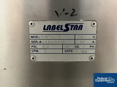 USED Labelstar Labelstar Wrap Around Labeler, Model System1