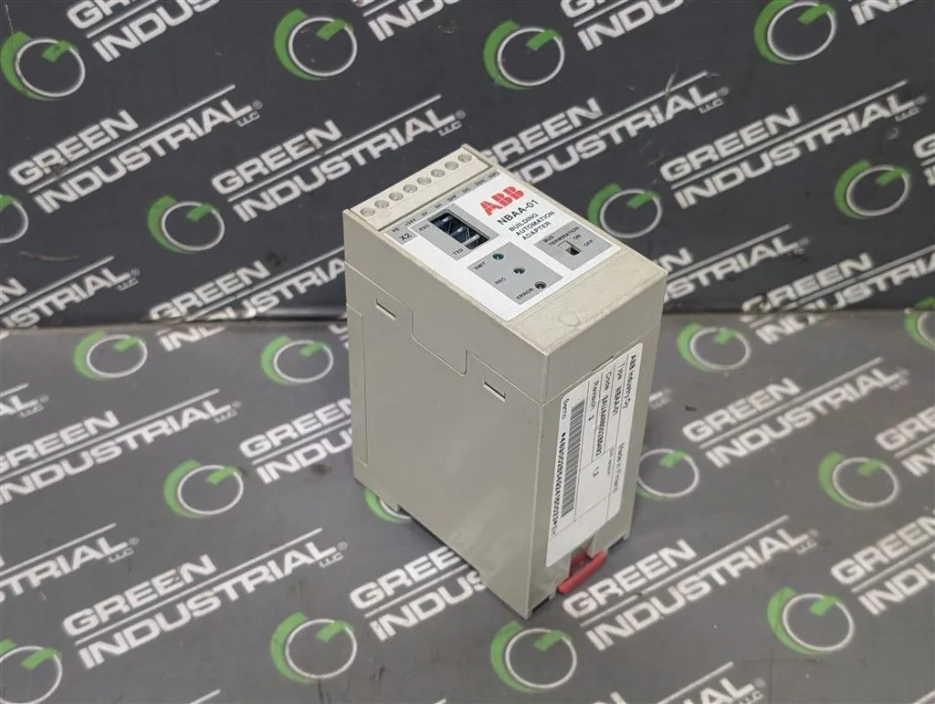 ABB NBAA-01 Building Automation Adapter 3AUA489002B5492 Rev. 3 SW 1.3 Used