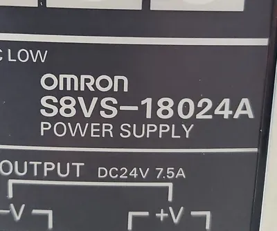 Omron S8VS-18024 24VDC Rail Power Supply. 4C-23