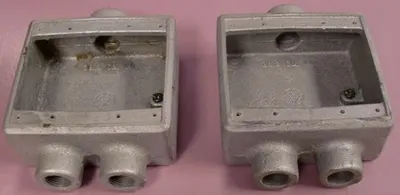 QTY. 2. CROUSE-HINDS 28.3 CU. IN. EXPLOSION PROOF ...
