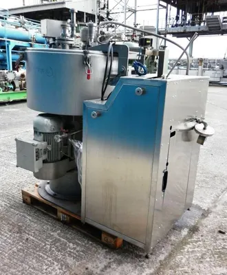 GFT V 63-U perforate basket centrifuge, Hastelloy C22.