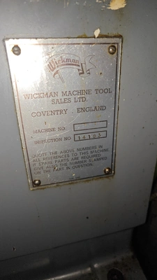 WICKMAN Multispindle Bar Automatic Lathe, in good condition