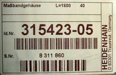 NEW HEIDENHAIN 315423-05 SCALE HOUSING 70-3/4" 1800 MM 31542305