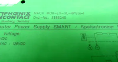 NEW PHOENIX CONTACT MACX MCR-EX-SL-RPSSI-I ISOLATING AMPLIFIER MACXMCREXSLRPSSII