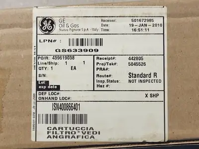 NEW GENERAL ELECTRIC GS633909