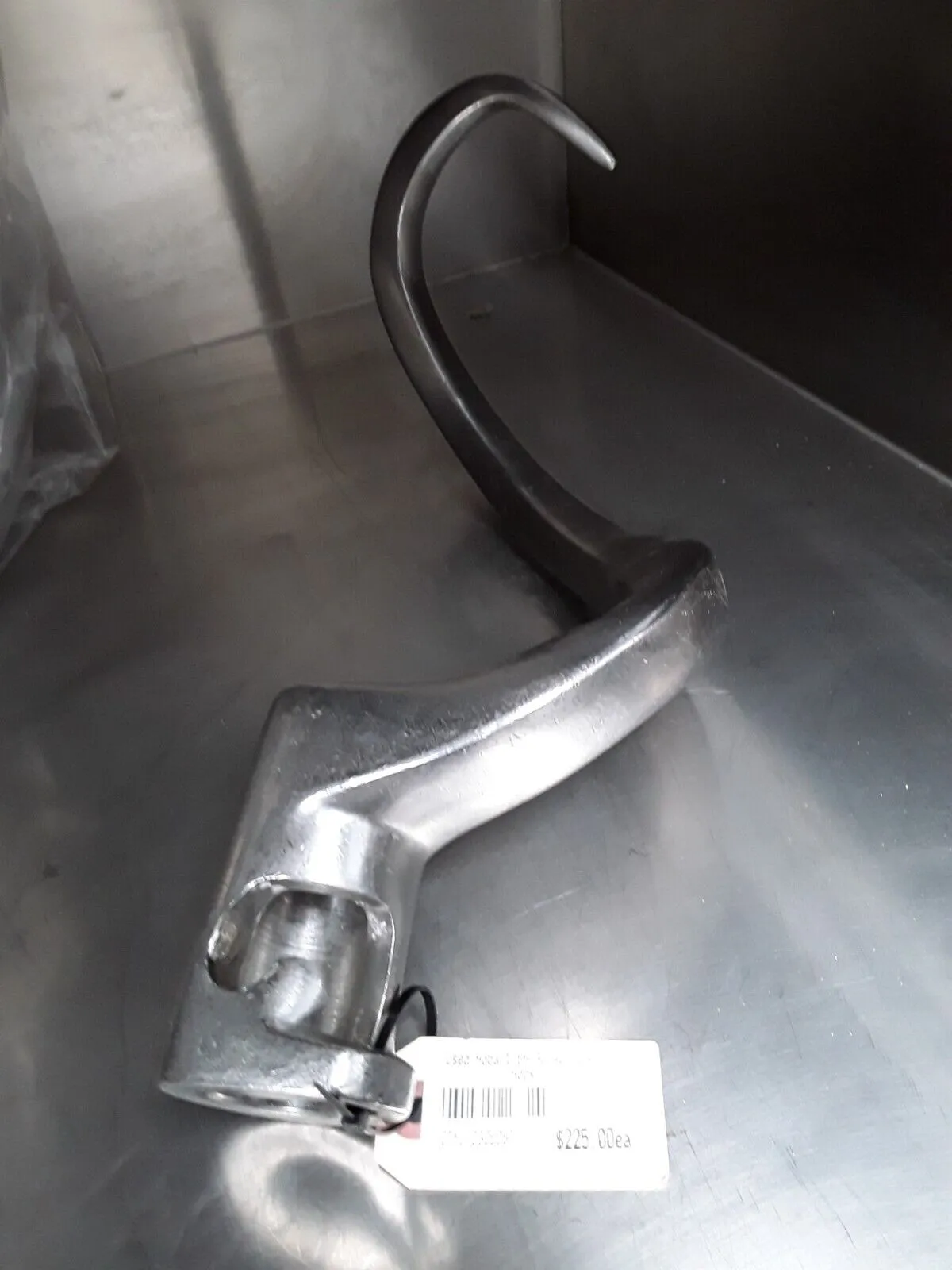 Used Hobart Stainless Steel 40-30 QT Reducing Dough Hook
