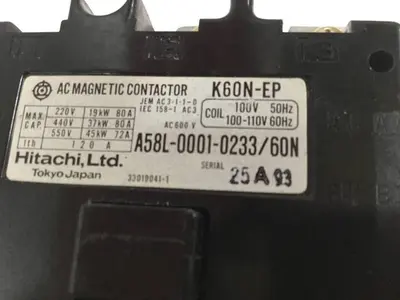 USED HITACHI K60N-EP A58L-0001-0233/60N
