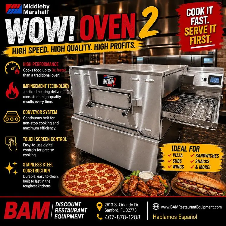 Used MIDDLEBY MARSHALL PS638G2BUDSO Conveyor Ovens Florida US | BAM Discount Restaurant Equipment #1296379
