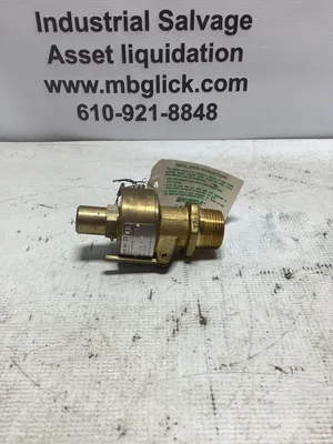 Kunkle 1″ Brass Safety Valve; 0001E01-KC  -NIB