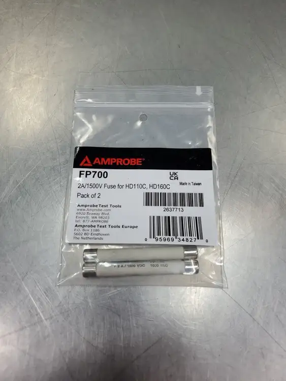 Used Amprobe FP700 2A/1500V Ceramic Fuse, 2-Pack Fuses | Palmetto Automation #1156009