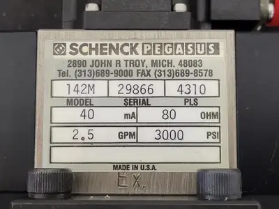 NEW SCHENCK PEGASUS 142M