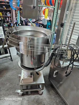 Auger Filler, bottle loader, lid loader, Vacuum loading, capper (Open Box)