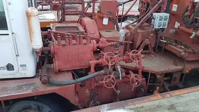 USED 1981 KENWORTH C500 CONVENTIONAL 4 AXLE OILFIELD PUMP TRUCK