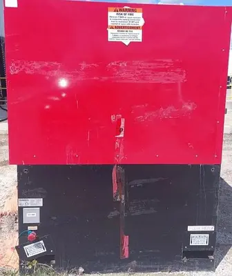USED WOOD STONE WS-FD-9660-RFG-LR-IR-DF-NG FIRE DEC