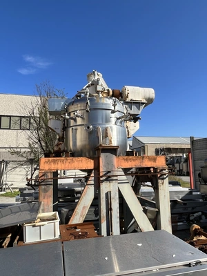 1,000L S/S JKTD  Hemis  Pressindustria Scrape Surface Anchor Reactor