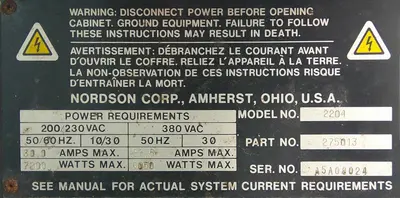 SPC9323  Hot Melt Dispenser Nordson hot melt glue dispenser model 2204
