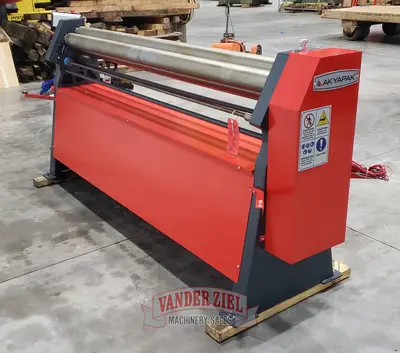 Akyapak 6' x 16 Gauge 3 Roll Initial Pinch Plate Roll