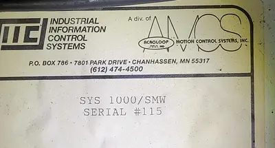 Used ACROLOOP SYS 1000/SMW Misc Industrial Equipment Kentucky US | Aucto #565274