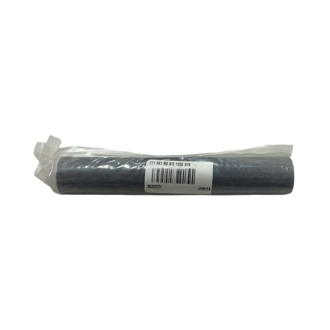1" x 6" Round Shaped Silicon Carbide Tool Room Stick 120 Grit