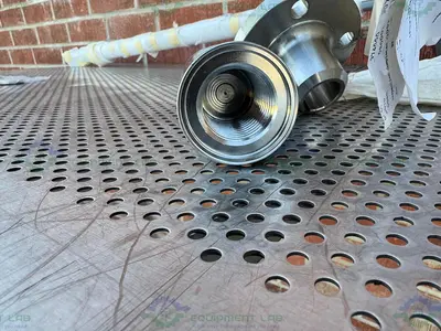 NEW SPX STAINLESS STEEL MIXING TANK IMPELLER  100"  X 14" X 1.5" W/ FLANGE FITTING