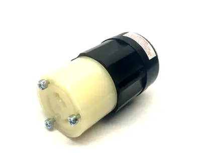 7314-C | Leviton  Locking Connector, 3-Pole 3-Wire 20A 125/250V #18-10 AWG - New