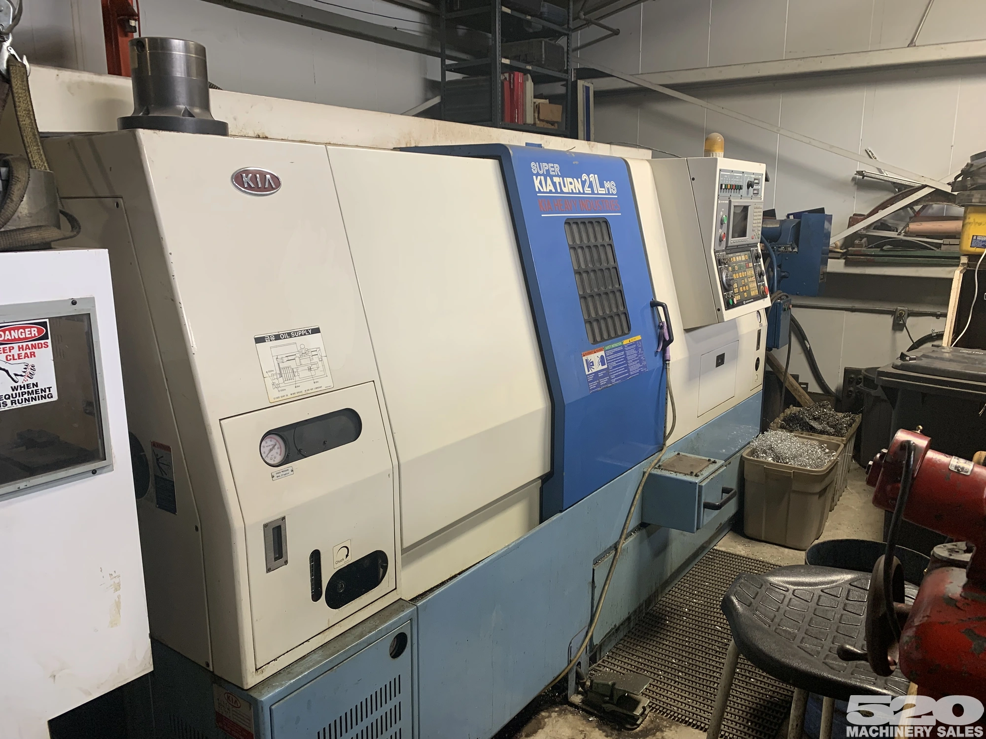 2004 KIA SKT-21LMS CNC Turning Center W/ Live Tooling and Sub-Spindle