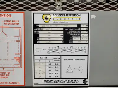 USED POLYGON JEFFERSON ELECTRIC 5H3-450C-45A