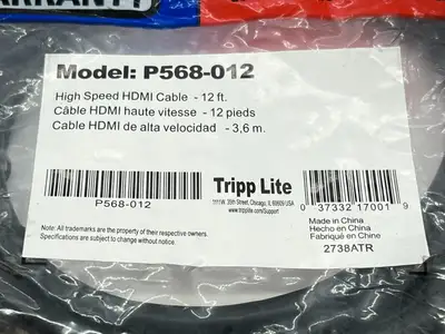 New | in-Stock Tripp Lite P568-012 Misc Electrical & Power Parts Michigan US | Maverick Industrial Sales #1489334