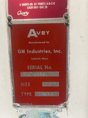USED AVEY VSA SIZE 2