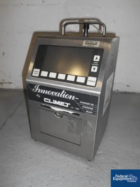 Used Climet Instruments CLIMET INNOVATION LASER PARTICLE COUNTER, MODEL CI-500 Miscellaneous Laboratory Equipment Ohio US | Federal Equipment Company #125744
