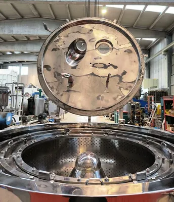 Comteifa FT-12-B ATEX perforate basket centrifuge, 316L SS.