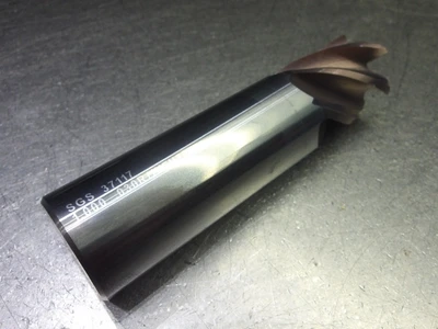 Kyocera/SGS 1" 5 Flute Carbide CR Endmill 1" Shank .030" R 37117 (LOC2238A)