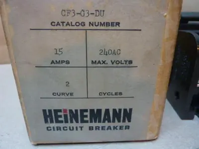 NEW HEINEMANN CF3-G3-DU