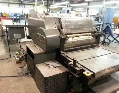 Heidelberg grey model SBD - 25 1/8 x 35 3/8  Cylinder Diecutter