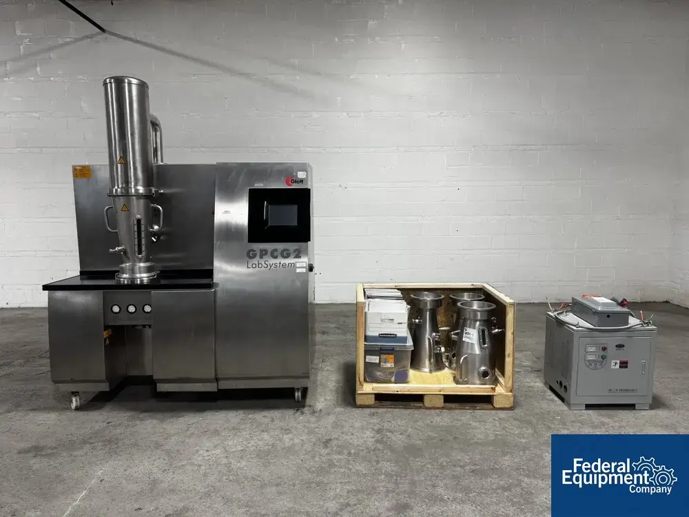 USED Glatt Glatt GPCG2 LabSystem Fluid Bed Dryer