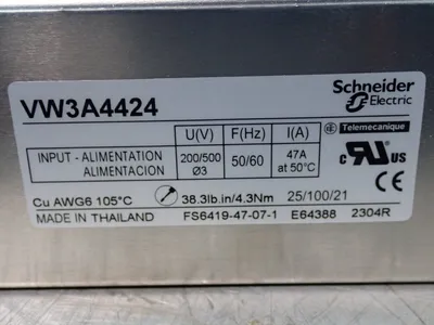 Used SCHNEIDER ELECTRIC VW3A4424 Misc Electrical & Power Parts Ohio US | HGR 24 #1006639