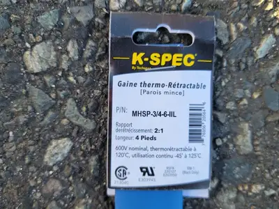 NEW K-SPEC MHSP-3/4-6-IIL