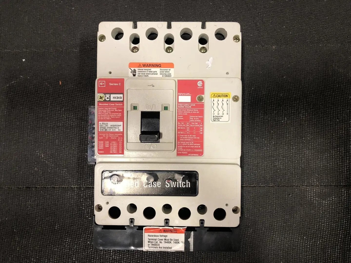 USED CUTLER-HAMMER HKDKROB4P