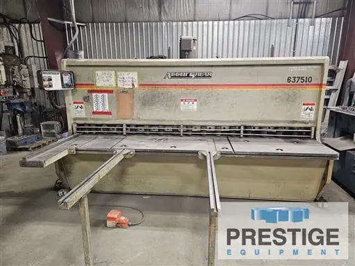 Used 2007 ACCURSHEAR 637510 Power Squaring Shears (Inch) New York US | Prestige Equipment #806428