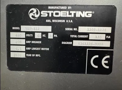 2003 STOELTING VSF-312 Pass-Thru Washer | Benchmark Machine Tools (6)