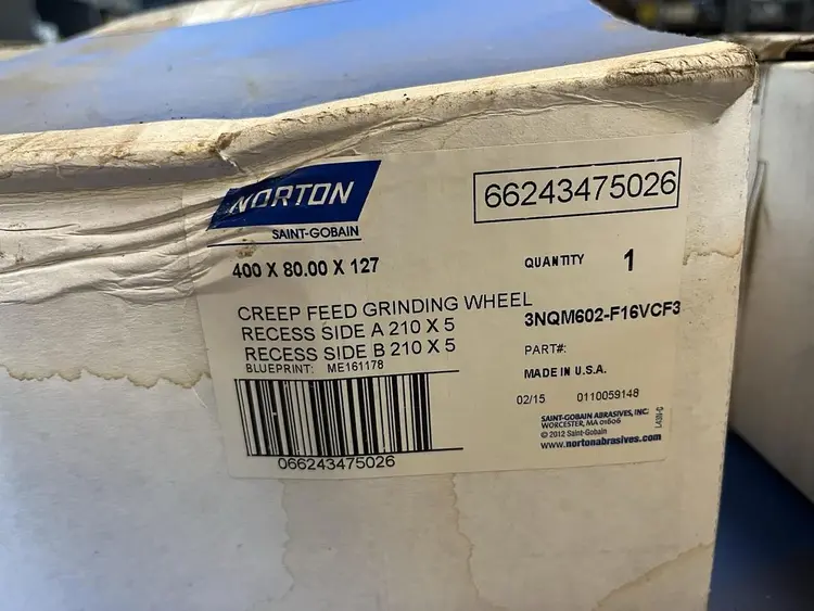 New | in-Stock NORTON 66243475026 Grinding Wheels Ohio US | Surplus Asset Holdings #1518750
