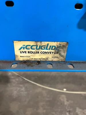 Accuglide 22 in. x 50 ft. Live Roller Conveyor