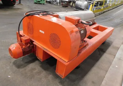SCI LW 350 x 1550mm oilfield decanter centrifuge skid, 304SS.